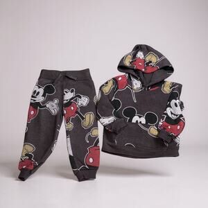 Baby Boy Disney Bundle  Mickey Mouse Hoodie & Sweatpants 12 months